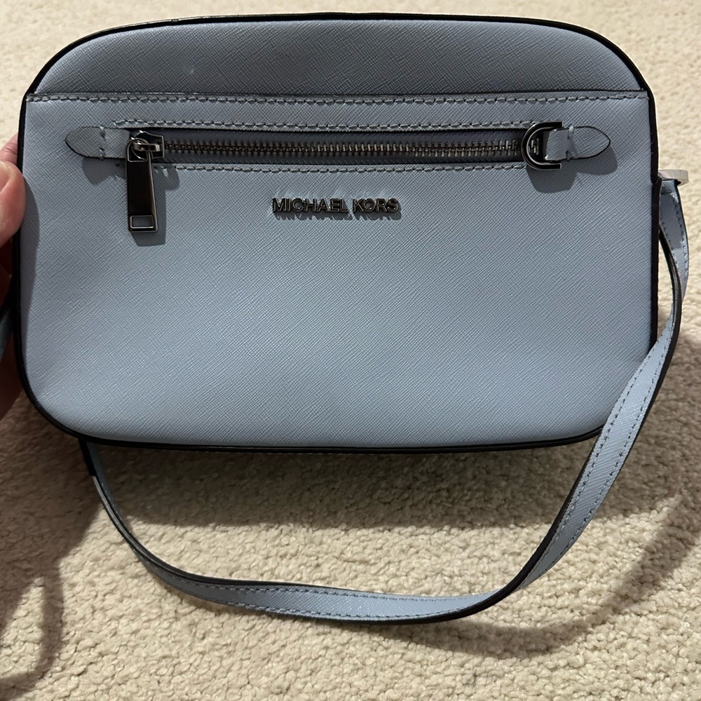 Light baby blue Michael Kors bag